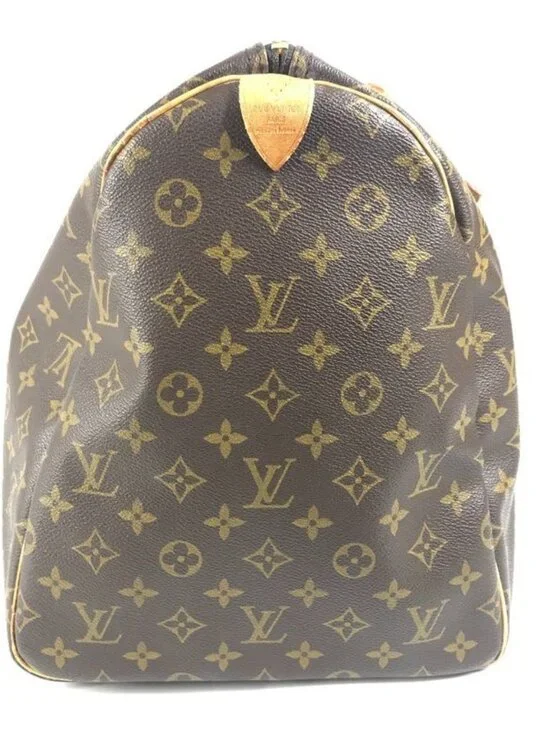 Louis Vuitton Boston Bag Keepall 55 Monogram Canvas Brown - Picture 3 of 9